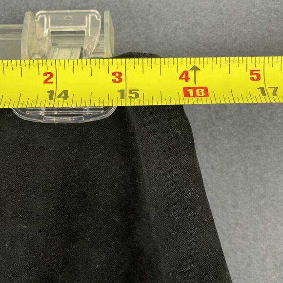 CATO Black Faux Suede Flare Midi Skirt Women’s Sz 10 Witchy Boho - Picture 2 of 4